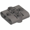 Конектор під пін 3x3 (бісквіт) - Dark Bluish Gray