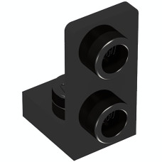 Плейт г-подібний 1x1x1x2 (вверх) - Black