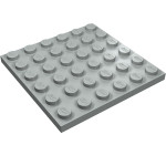Плейт 6x6 - Light Gray