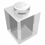 Брік 1x1 - Trans-Clear
