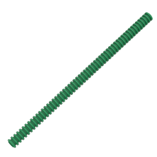 Гофрована труба 17L - 13.6 см - Green