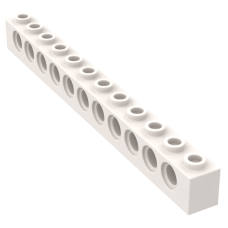 Технік брік 1x12 - White