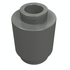 Брік круглий 1x1 - Dark Bluish Gray