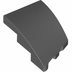 Слоуп закруглений 3x2, скошений (лівий) - Dark Bluish Gray