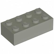 Брік 2x4 - Light Gray