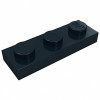 Плейт 1x3 - Black