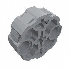 Конектор 3x3 під 3 осі та 2 піна - Light Bluish Gray