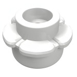 Квітка 1x1 (5 пелюсток) - White