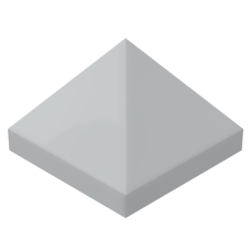 Слоуп 1x1 2/3 (піраміда) - Light Bluish Gray
