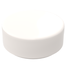 Тайл 1x1, круглий  - White