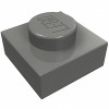Плейт 1x1 - Dark Bluish Gray