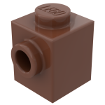 Брік модифік. 1x1, стад збоку - Reddish Brown
