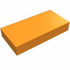 Тайл 1x2, прямокутник - Orange