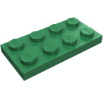 Плейт 2x4 - Green