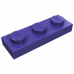 Плейт 1x3 - Dark Purple