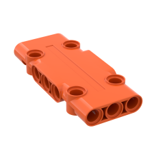 Вузька панель 3x7 - Reddish Orange