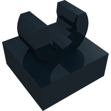 Тайл 1x1, з кліпсою - Black
