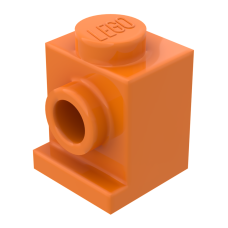 Брік модифік. 1x1, з фарою - Orange