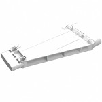 Скошена панель 5x11 - White