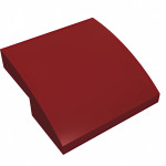 Слоуп закруглений 2x2x2/3 - Dark Red