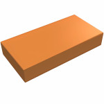 Тайл 1x2, прямокутник - Medium Nougat
