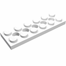 Технік плейт 2x6 - White