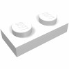Плейт 1x2 - White
