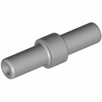Бар на 2 зі стопером посередині - Light Bluish Gray