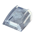 Слоуп закруглений 2x2, з бортиком (10330) - Trans-Clear