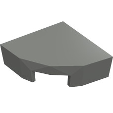 Тайл 1x1, четвертина - Dark Bluish Gray