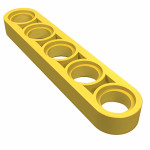Ліфтарм тонкий на 5 - Yellow
