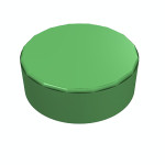 Тайл 1x1, круглий - Bright Green