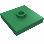 Плейт 2x2, з джампером - Green