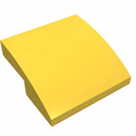 Слоуп закруглений 2x2x2/3 - Yellow