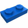 Плейт 1x2 - Blue