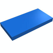 Тайл 2x4, прямокутник - Blue