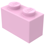 Брік 1x2 - Bright Pink
