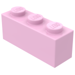Брік 1x3  - Bright Pink
