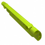 Панель 11x3 з 2 отворами - Lime