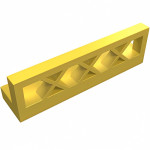 Огорожа 1x4x1 (сітка) - Yellow