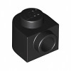 Брік модифік. 1x1, 2/3 - закруглений - Black