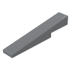 Слоуп 1x6x1 (з вирізом) - Dark Bluish Gray