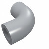 Конектор закруглений - 90 градусів, під вісь - Light Bluish Gray