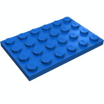 Плейт 4x6 - Blue