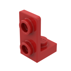 Плейт г-подібний 1x1x1x2 (вверх) - Red