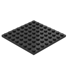 Плейт 8x8 - Black
