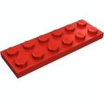 Плейт 2x6 - Red