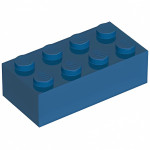 Брік 2x4 - Blue