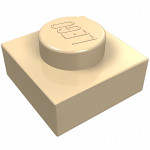 Плейт 1x1 - Tan