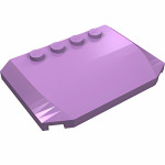 Слоуп закруглений 4x6x2/3, скошений - Medium Lavender